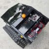 9-horsepower four-wheel drive tracked lawnmower