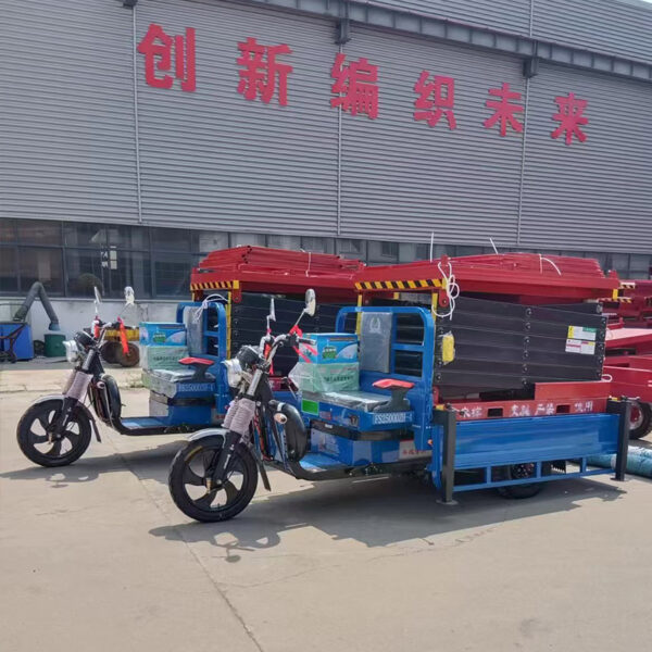Electric tricycle lifting platform