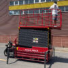 Electric tricycle lifting platform