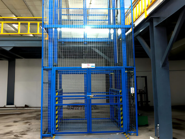Heavy Duty Double Rail Freight Elevator