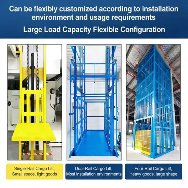 Hydraulic Dual-Rail Freight Elevato