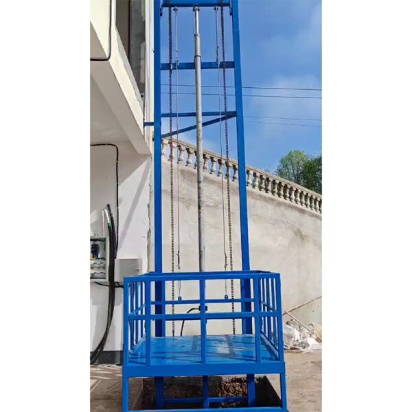 Hydraulic Single-Rail Freight Elevator