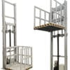 Hydraulic lifting freight elevator