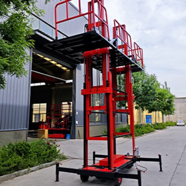 Plastering construction lifting platform