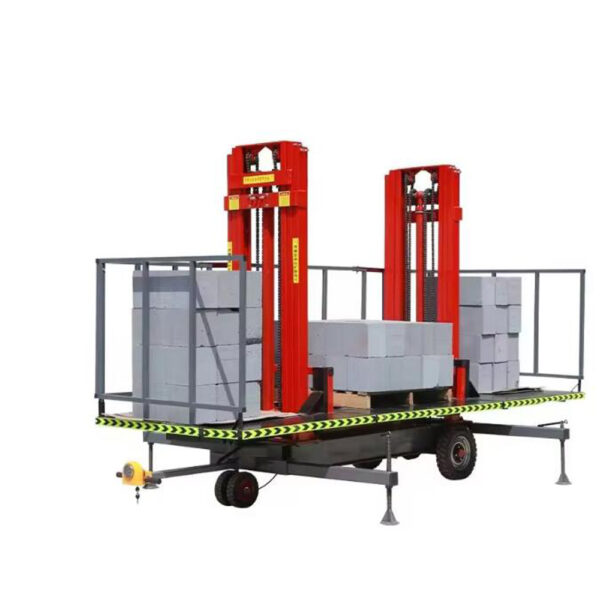 Remote-controlled masonry lifting platform