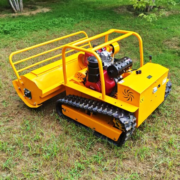 Remote Control Crawler Flail Mower Diesel Grass Cutter
