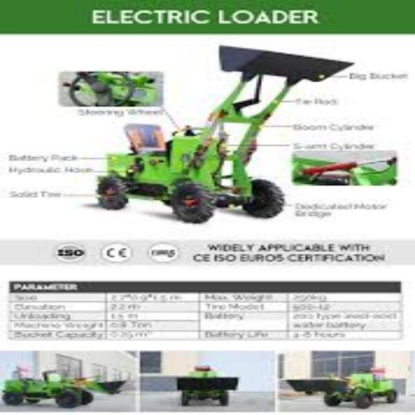 Small Electric Bucket Loader