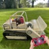 Remote Control Crawler Gasoline Lawn Mower Mulcher