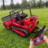 Remote Control Crawler Gasoline Lawn Mower Mulcher