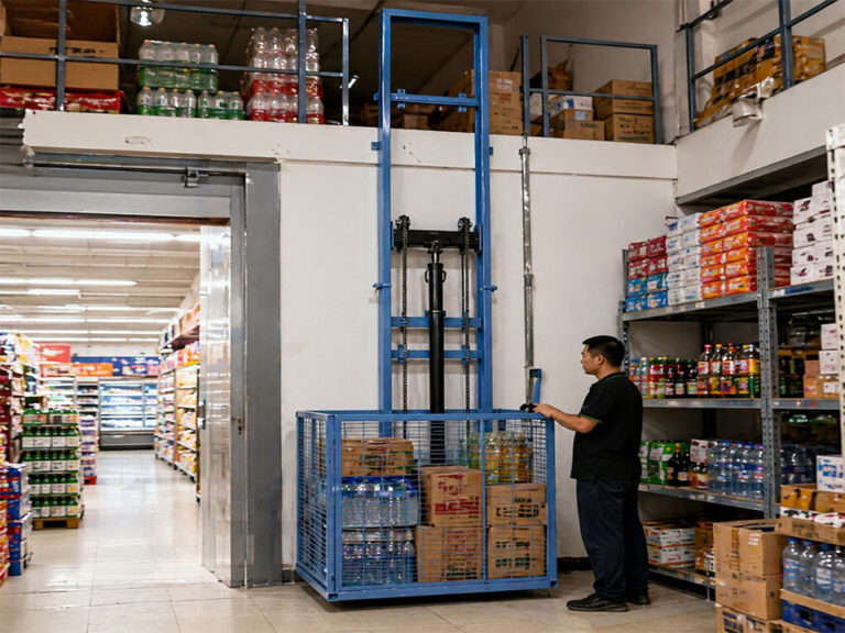Small Hydraulic Lift Platform For Warehouse
