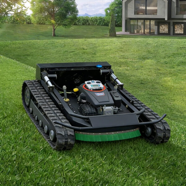 Small Tracked Lawn Mower
