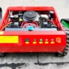 Small tracked lawn mower