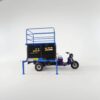 The electric tricycle lift can raise the vehicle to a height of six meters