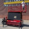 Three-Wheeled Mobile Scissor Lift Aerial Work Platform Cart