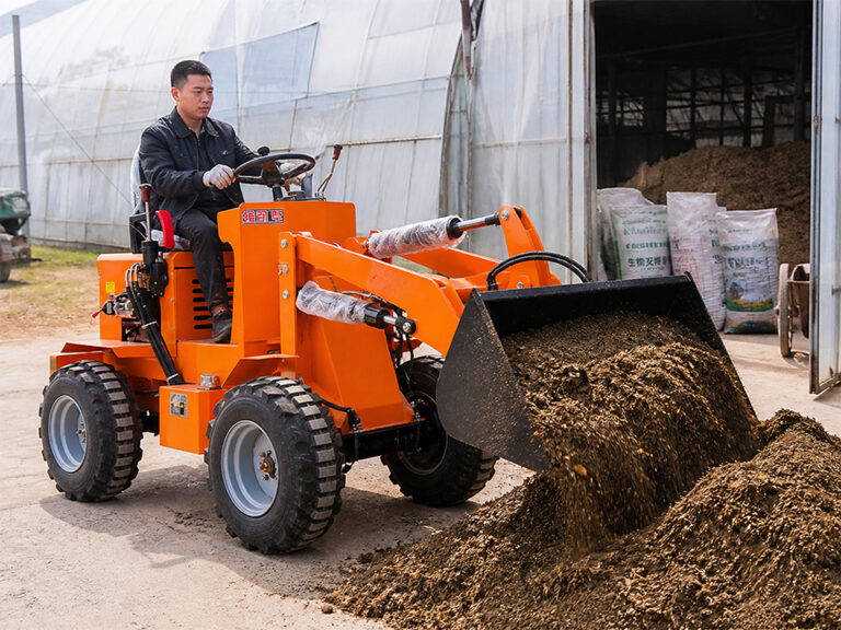 Compact Loader With Attachments