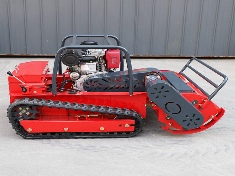 Diesel-Powered Small Robotic Tracked Lawn Mwer